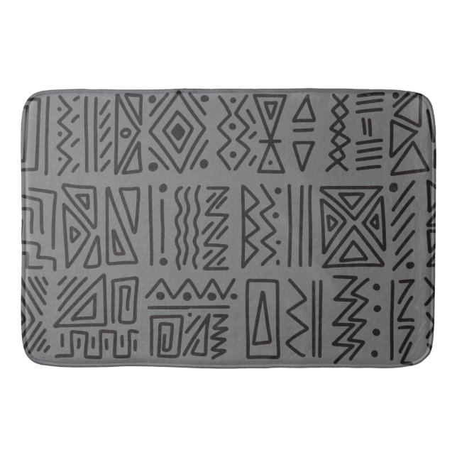 Kenya Grey Bath Mat (Front)