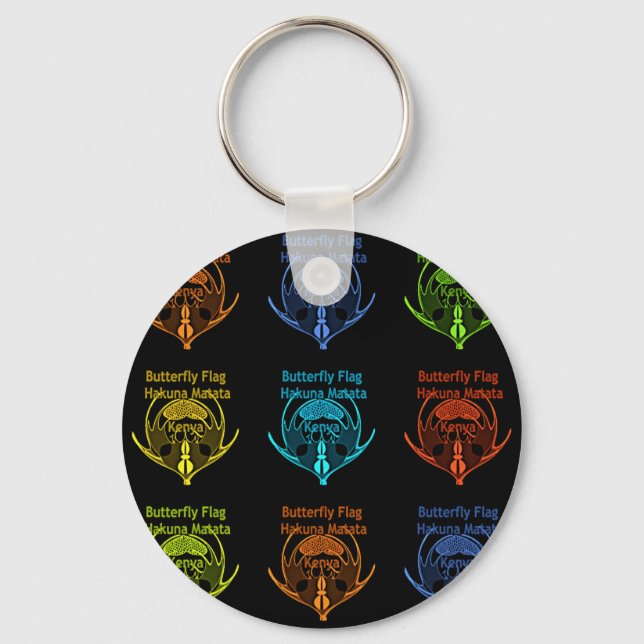 Kenya Hakuna Matata Key Ring (Front)