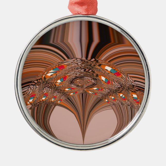 Kenya HakunaMatata Tradition Colour designs.png Metal Tree Decoration (Front)