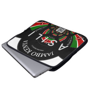 Kenya Heritage: Asili (Origin)  Customizable Laptop Sleeve
