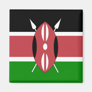 Kenya High quality Flag Magnet