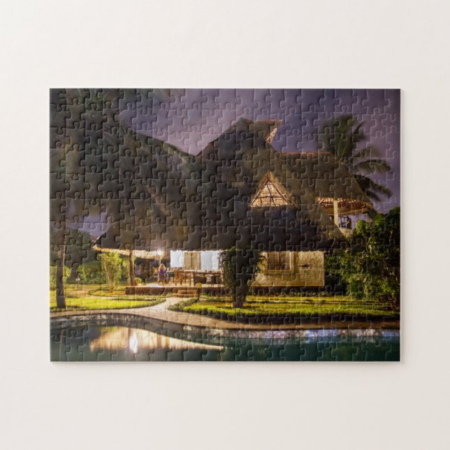 Kenya Holiday Lodge Jigsaw Puzzle (Horizontal)