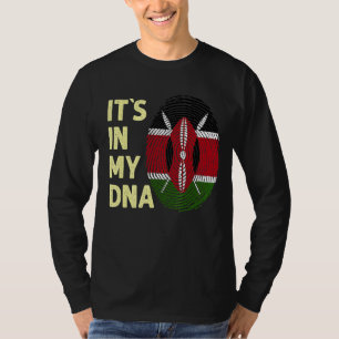 Kenya In My Dna Kenyan Flag Team Kenya T-Shirt