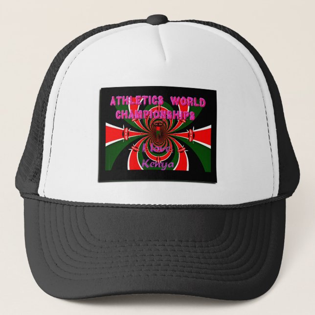 Kenya International Athletics Sports Trucker Hat (Front)