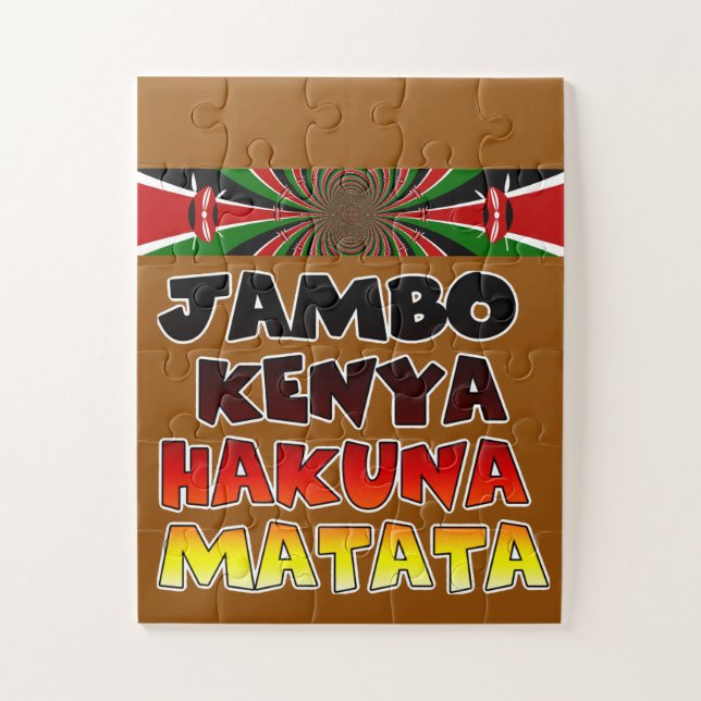 Kenya Jigsaw Puzzle (Vertical)