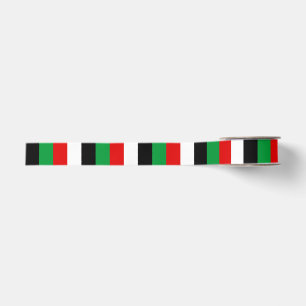 Kenya Jordan Iraq Kuwait flag stripes symbol lines Grosgrain Ribbon
