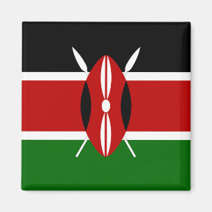 Kenya (Kenyan) Flag Magnet
