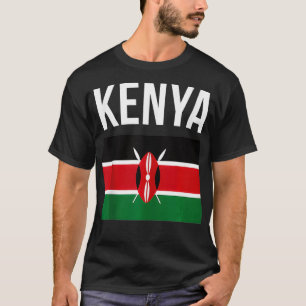 Kenya Kenyan Flag Pride Travel Souvenir Kenya Fla T-Shirt