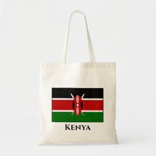 Kenya (Kenyan) Flag Tote Bag