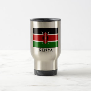 Kenya (Kenyan) Flag Travel Mug