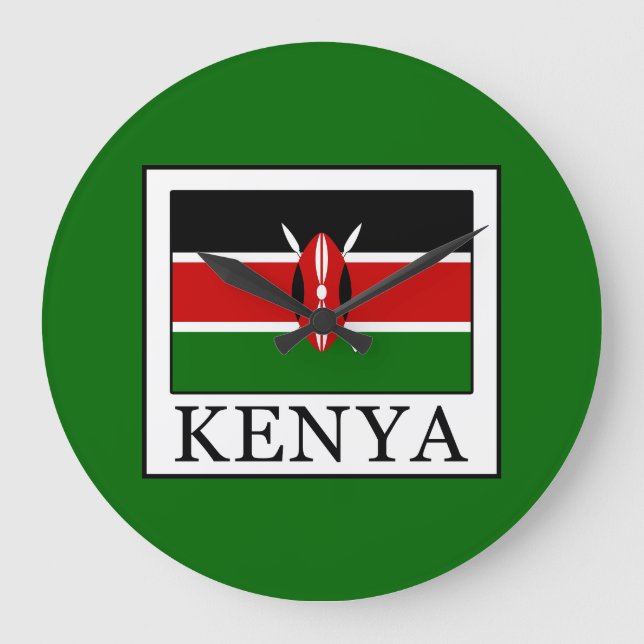 Kenya Large Clock (Front)