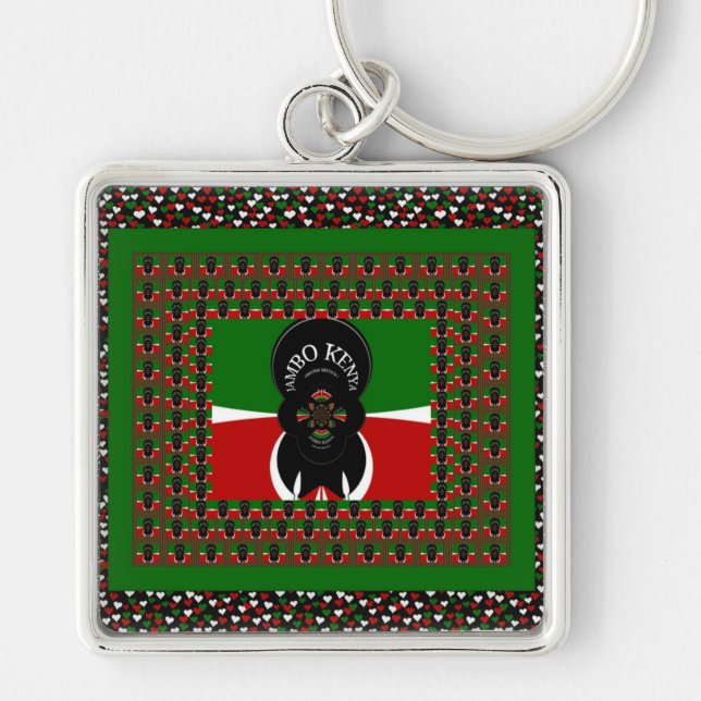 Kenya lovely heats key ring (Front)