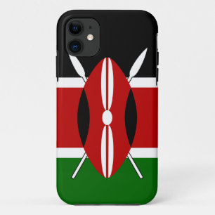 Kenya Maasai flag Bendera ya Kenya iPhone 11 Case
