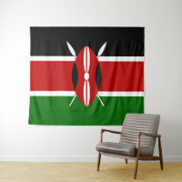 Kenya Maasai flag Bendera ya Kenya