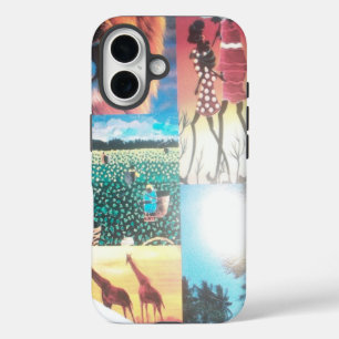  Kenya Map Amazing Art Design Motif iPhone 16 Case