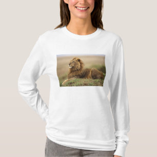 Kenya, Masai Mara   Male Lion T-Shirt