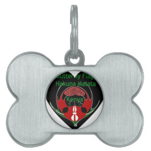 Kenya Pet Name Tag