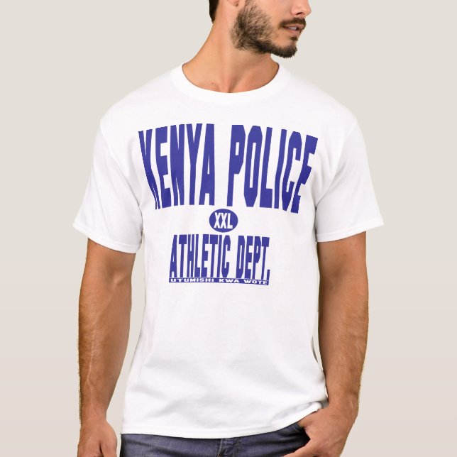kenya police athletic t shirt (Front)