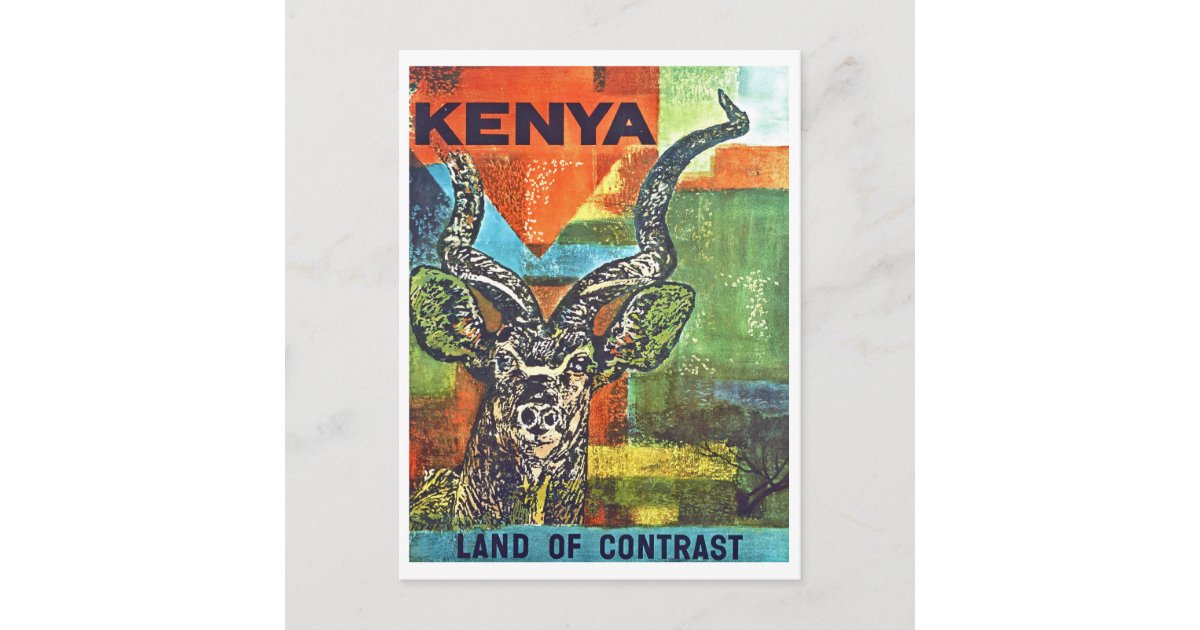 Kenya Postcard Zazzle