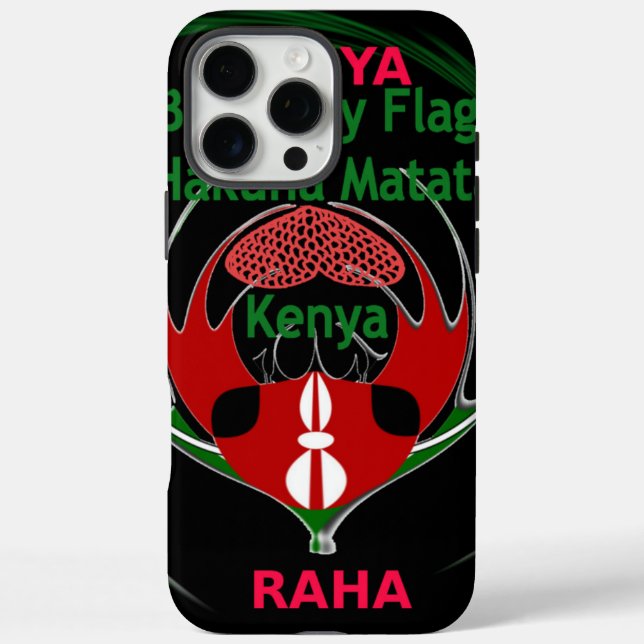 Kenya Raha Hakuna Matata.jpg Case-Mate iPhone Case (Back)