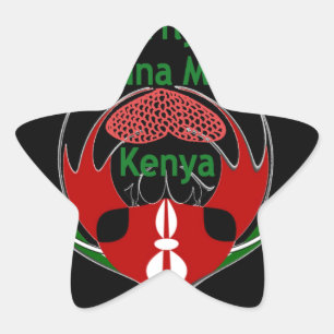 Kenya Raha Hakuna Matata.jpg Star Sticker