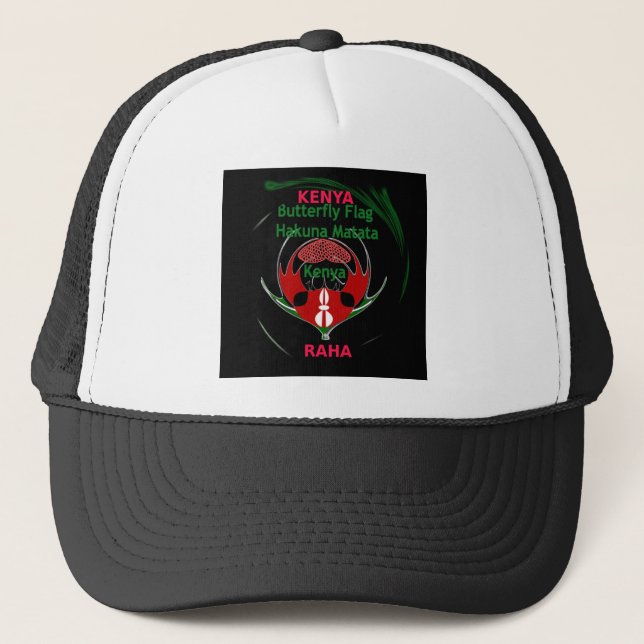 Kenya Raha Hakuna Matata.jpg Trucker Hat (Front)