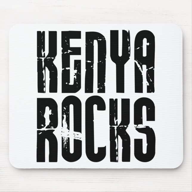 Kenya Rocks Mouse Mat (Front)