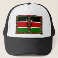 Kenya Seamless Flags border frames