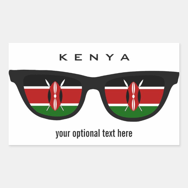 Kenya Shades custom stickers (Front)