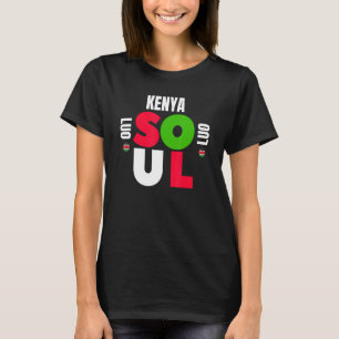 Kenya Soul Luo  Ethnic Group Ancestry Initiation D T-Shirt