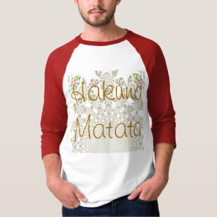 Kenya t-shirt Basic T-Shirt Template Hakuna Matata