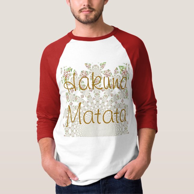 Kenya t-shirt Basic T-Shirt Template Hakuna Matata (Front)