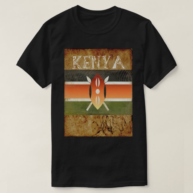 Kenya T-Shirt Souvenir (Design Front)