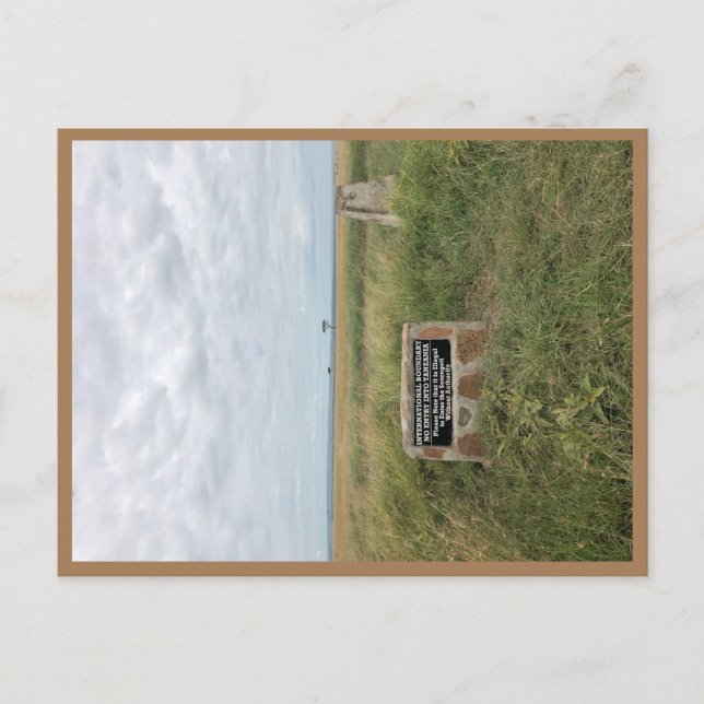 Kenya Tanzania African Border Postcard (Front)