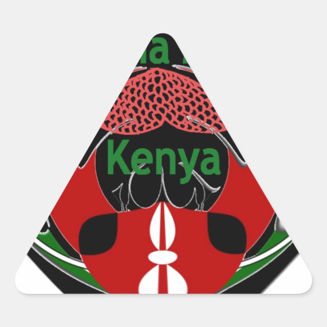 Kenya Triangle Sticker (Front)