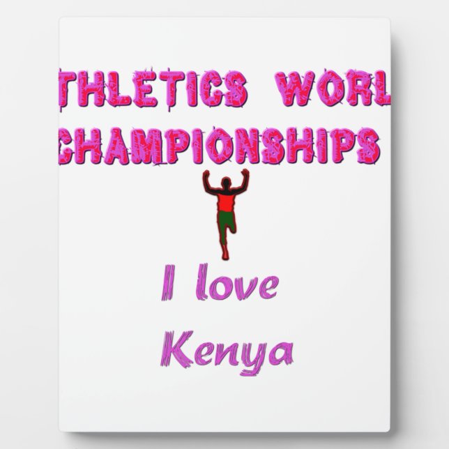 Kenya World's Athletic Champions.png Plaque (Front)