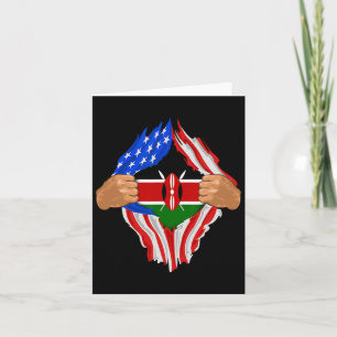 Kenyan Blood Inside Me Kenya Flag Gift Card