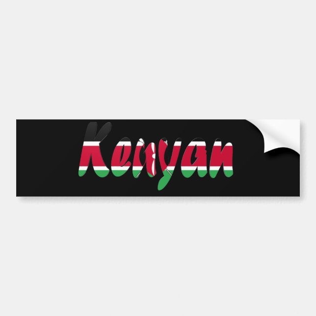 Kenyan Bumper Sticker (Front)