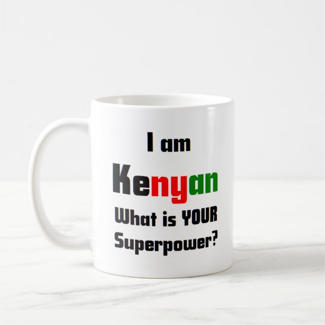 kenyan coffee mug (Left)