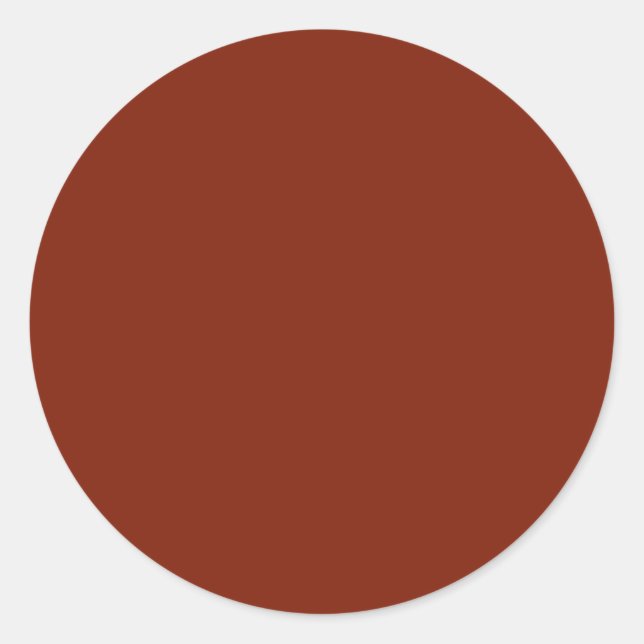 Kenyan Copper Traditional Colour Complementing Classic Round Sticker (Front)