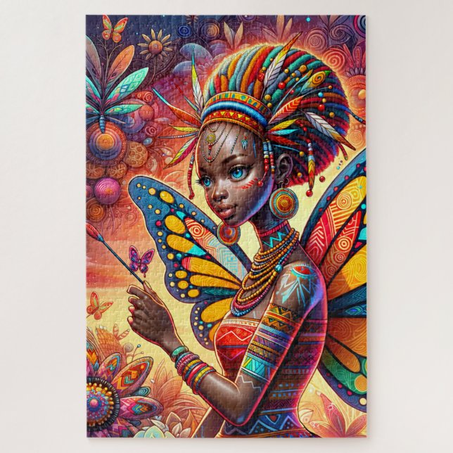 Kenyan Fairy Jigsaw Puzzle (Vertical)