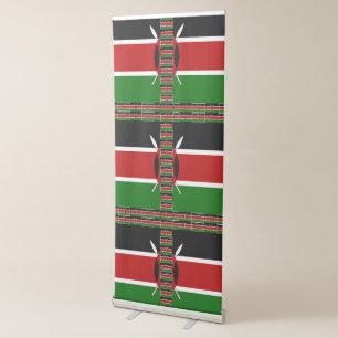 Kenyan Flag Celebration Collection Retractable Banner