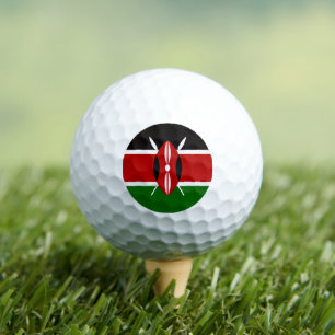 Kenyan Flag, Flag of Kenya Golf Balls