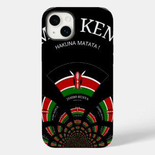 Kenyan Flag Inspired Jambo Welcome Case-Mate iPhone 14 Plus Case