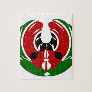 Kenyan Flag Jigsaw Puzzle