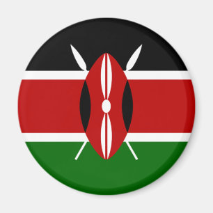 Kenyan Flag (Kenya) Magnet