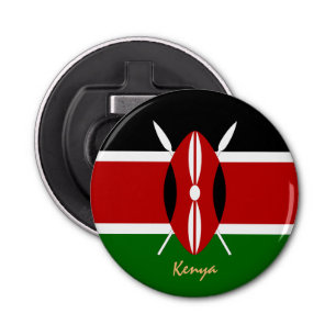 Kenyan Flag & Kenya party /sports Africa drink Bottle Opener