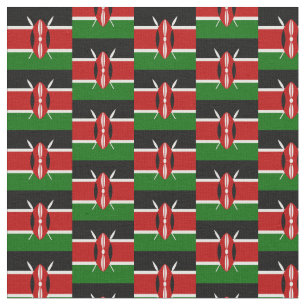 Kenyan Flag & Kenya Trendy Fabric /fashion