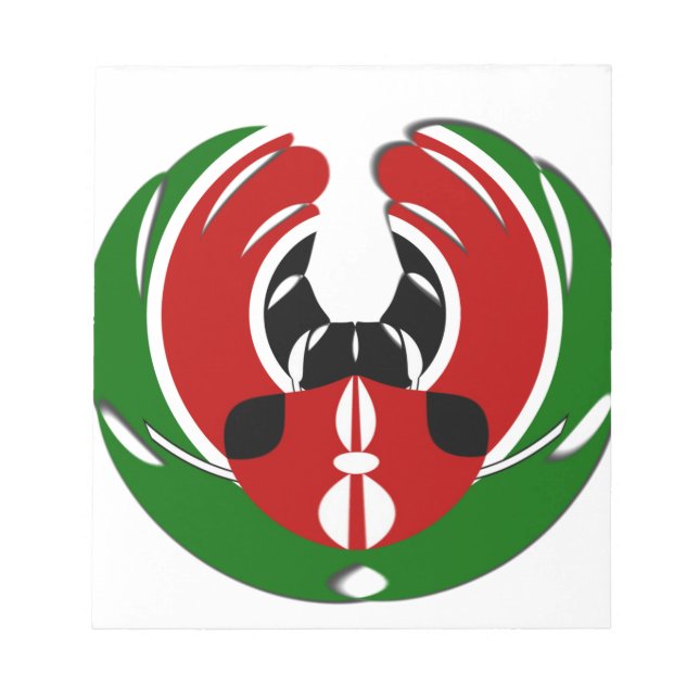 Kenyan Flag Notepad (Front)