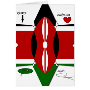 Kenyan Flag Safari Design: Bucket List